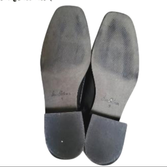 Sam Edelman THATCHER Black Leather Ankle Boot Dress Square Toe Heel Shoe Women 9 - Picture 7 of 12